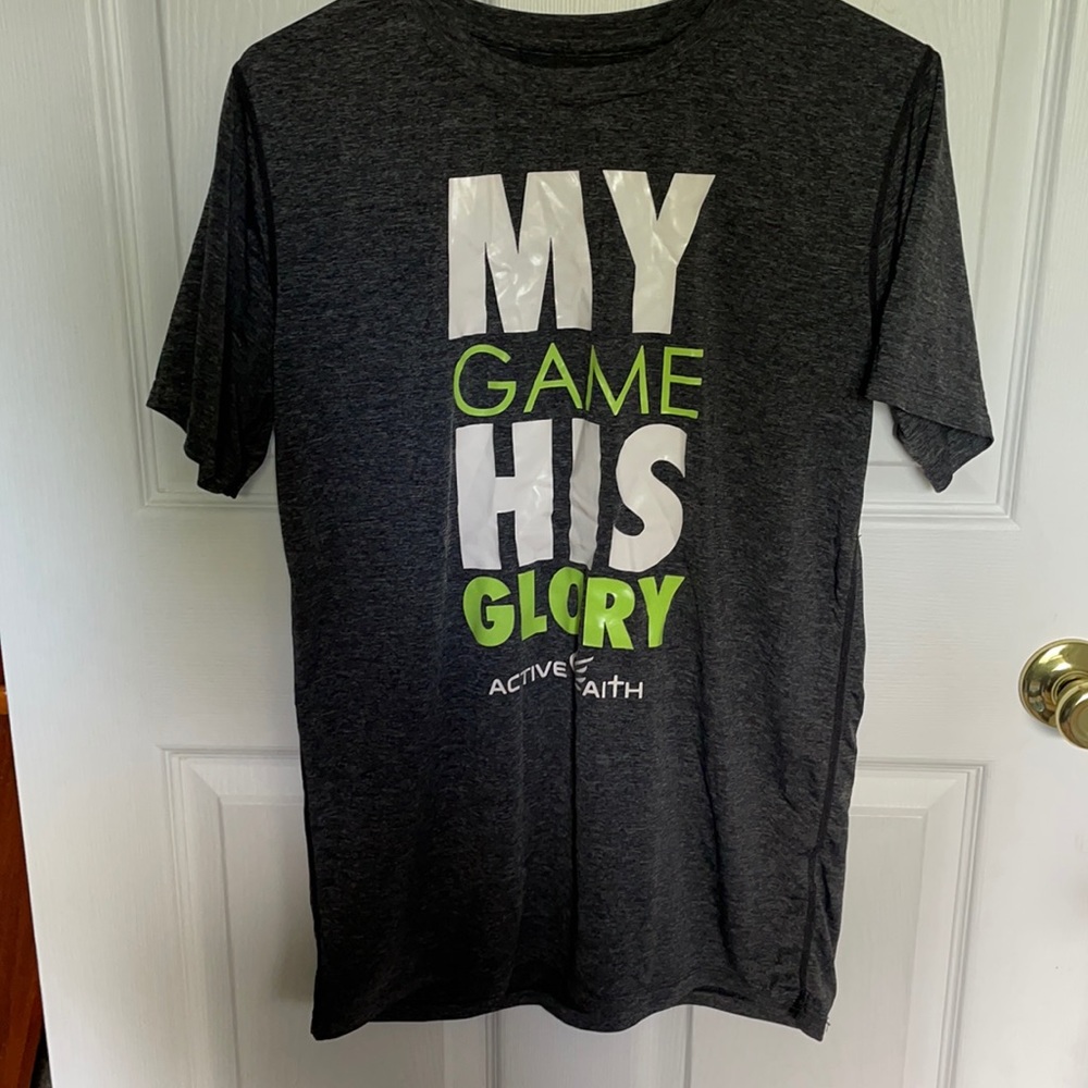 Men’s active faith tshirt